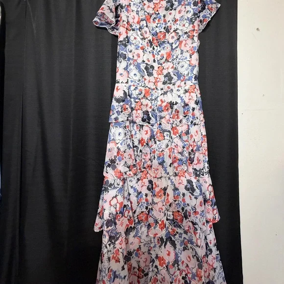 🌷SPRING SALE🌷 Ralph Lauren Floral A Line Flutter Sleeve Dress - Picture 5 of 9